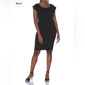 Ella Moss Camille Twist Black Dress. Size Small